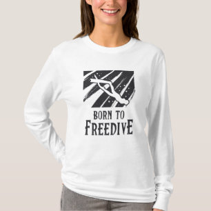 Camiseta Nacido En Freedive Freediving Apnoe Fans Free