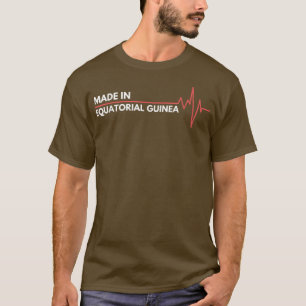 Camiseta Nacido En Guinea Ecuatorial África Nacido En La Pl