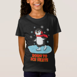 Camiseta Nacido En Hielo Skate Cute Penguin