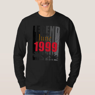 Camiseta Nacido En Junio De 1999 Diciendo