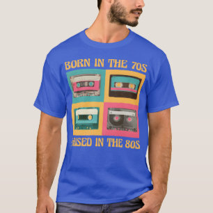 Camiseta Nacido En los 70 Criado En los 80 Vintage Retro re