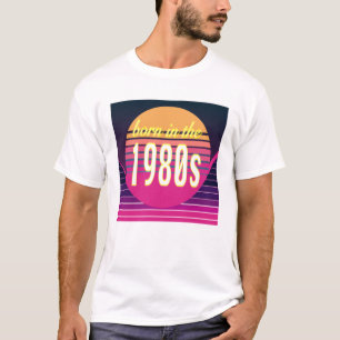 Camiseta Nacido en los años 80, Millennials, Gen X, Año de