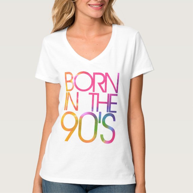 Camiseta Nacido en los años 90 (Anverso)