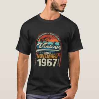 Camiseta Nacido en Novem, 57 años de edad, amante de la pes