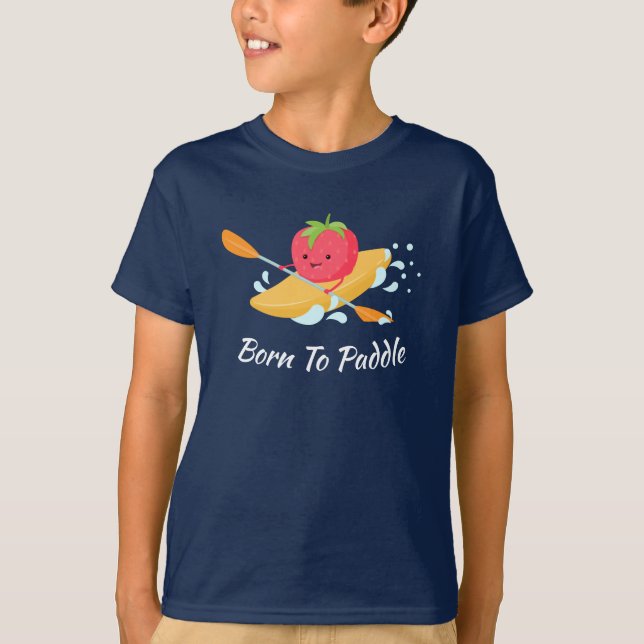 Camiseta Nacido En Paddle Kayak (Anverso)