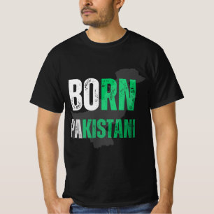 Camiseta Nacido en Pakistán para representar