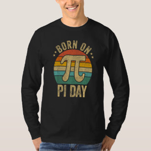 Camiseta Nacido En Pi Day Math Ecuations Vintage Sunset Gee