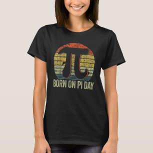 Camiseta Nacido En Pi Day Shirt Math Lover Chica De Cumplea