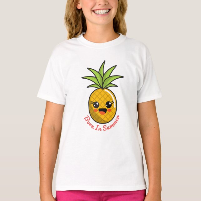 Camiseta Nacido en piña de verano (Anverso)