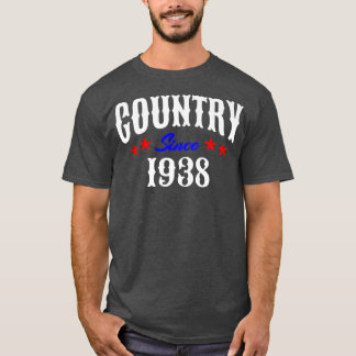 Camiseta Nacido en Redneck de 84 años en música country 193