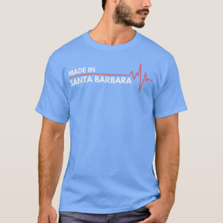 Camiseta Nacido En Santa Barbara California Estados Unidos