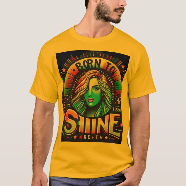 Camiseta Nacido en Shine (Anverso)