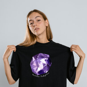 Camiseta Nacido en Shine - Amethyst Power Febrero Birthston