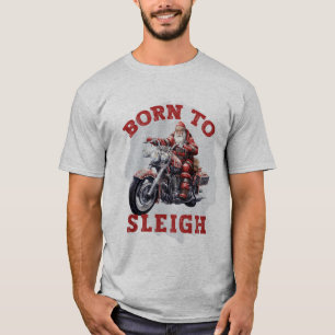 Camiseta Nacido en Sleigh Santa