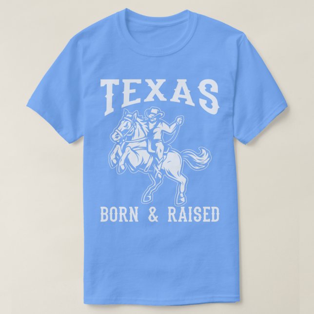 Camiseta Nacido en Texas criado (Diseño del anverso)