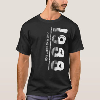 Camiseta Nacido en Vintage 1988 para Hombres Mujeres