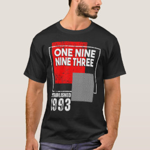 Camiseta Nacido en Vintage 1993 para Hombres Mujeres