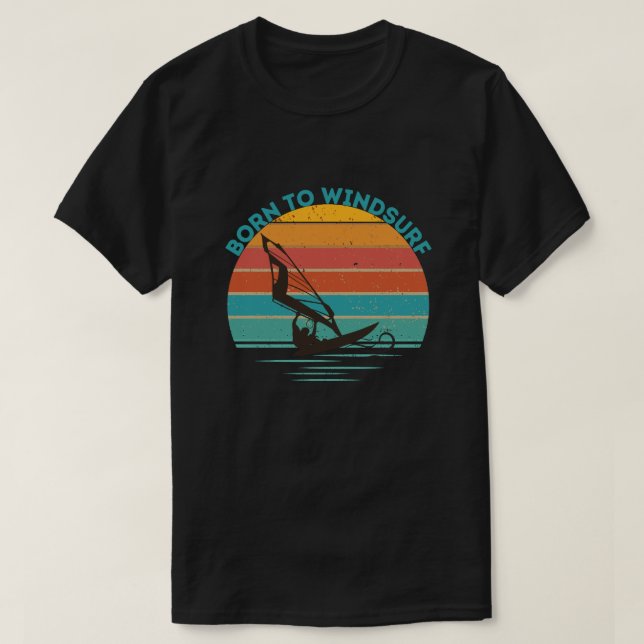 Camiseta Nacido en Windsurf (Diseño del anverso)