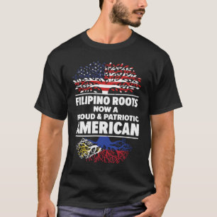 Camiseta Nacido filipino Filipinas Norteamérica Ciudadanía