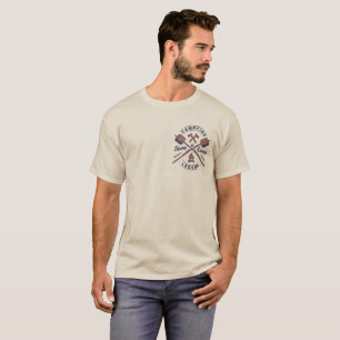 Camiseta Nacido junto a la hoguera Leyenda de Camping Vinta