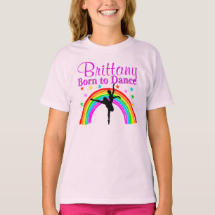 CAMISETA NACIDO PARA BAILAR APAREJO DE BAILAJE PERSONALIZAD