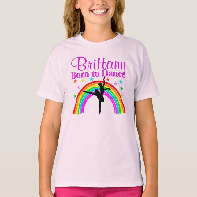 CAMISETA NACIDO PARA BAILAR APAREJO DE BAILAJE PERSONALIZAD (Anverso)