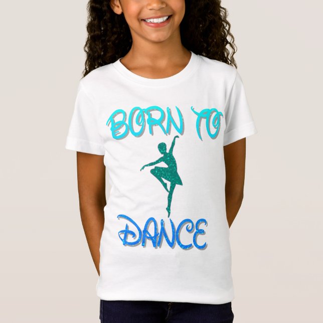 Camiseta Nacido para bailar Ballerina T-Shirt (Anverso)