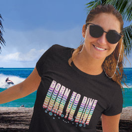 Camiseta Nacido para bucear en Scuba