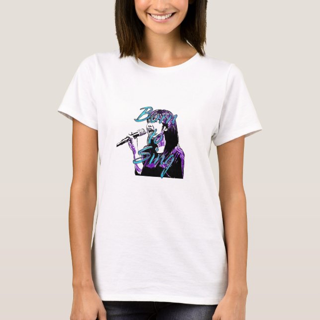 Camiseta Nacido para cantar en TEE (Anverso)
