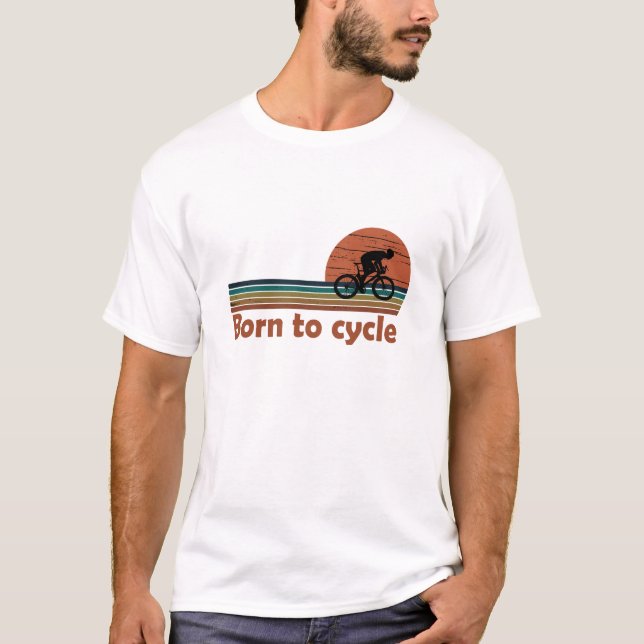 Camiseta Nacido para ciclo de cosecha (Anverso)
