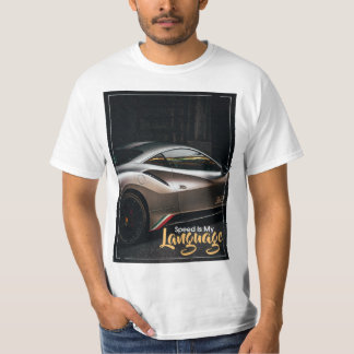 Camiseta Nacido para Correr: La Velocidad es Mi Idioma