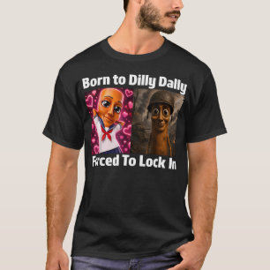 Camiseta Nacido Para Diligenciar Forzado A Encerrarse Tung
