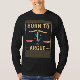 Camiseta Nacido Para Discutir Cita Abogados Bufete De Aboga