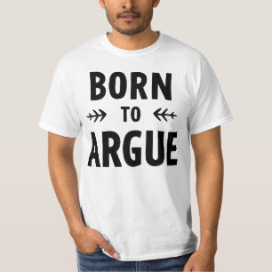 Camiseta Nacido para discutir: vida de abogado