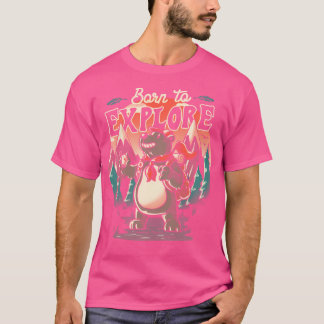 Camiseta Nacido Para Explorar El Regalo De La Cabina De Oso