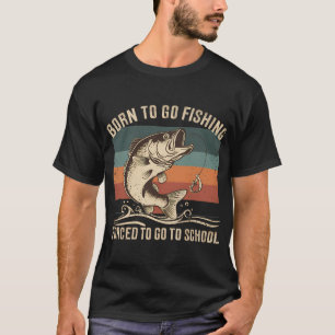Camiseta Nacido Para Ir De Pesca Marlín