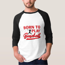 Nacido para jugar al béisbol, regalo divertido de 
