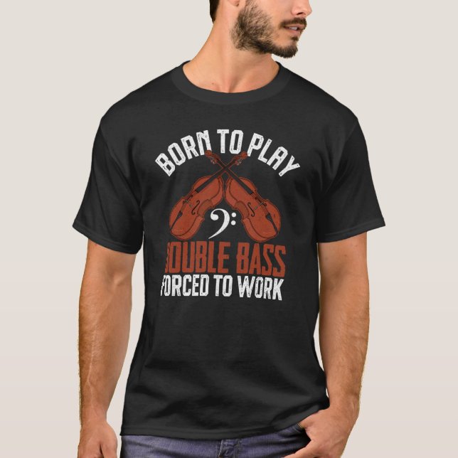 Camiseta Nacido para jugar doble trasero (Anverso)