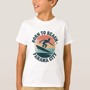 Camiseta Nacido para la playa Ciudad de Panamá