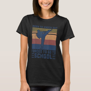 Camiseta Nacido Para Llamar A Niños Chicas Vintage MMA