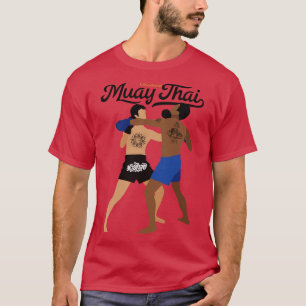 Camiseta Nacido para luchar contra Muay Thai