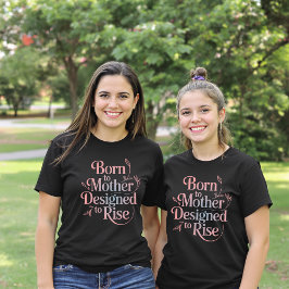 Camiseta Nacido para madre, diseñado para aumentar el númer