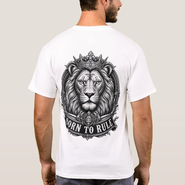 Camiseta Nacido para Mandar  (Reverso)
