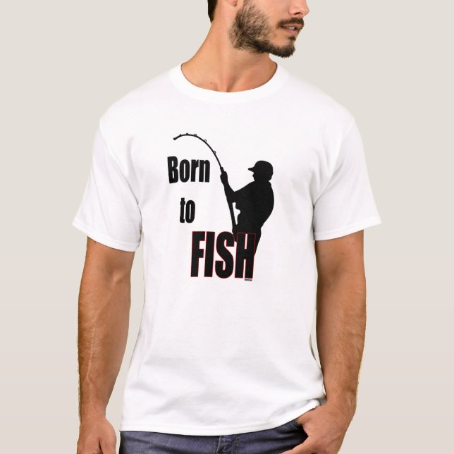 Camiseta Nacido para peces (Anverso)