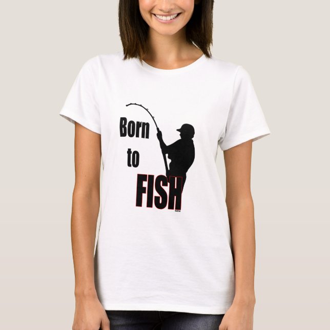 Camiseta Nacido para peces (Anverso)