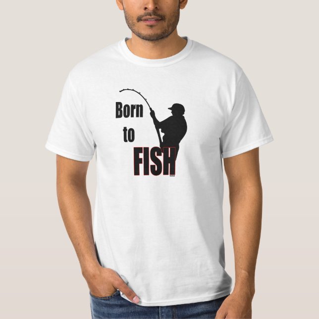 Camiseta Nacido para peces (Anverso)