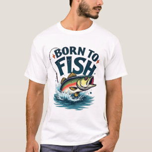 Camiseta Nacido para peces - Salto de arte de burro para pe
