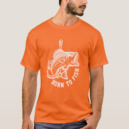 Camiseta Nacido Para Pescado