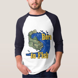 Camiseta Nacido para pescar TShirt