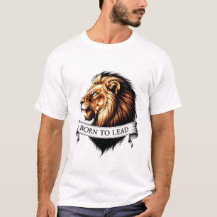 Camiseta "Nacido para plomo - Roaring Lion Head T shirt"